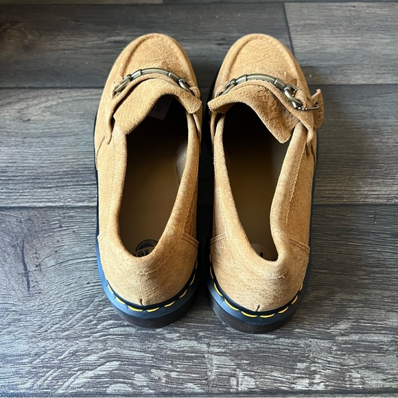 Dr Martens Adrian Snaffle Repello Python Emboss Suede Loafers Brown Mens Size 12 - Picture 5 of 11
